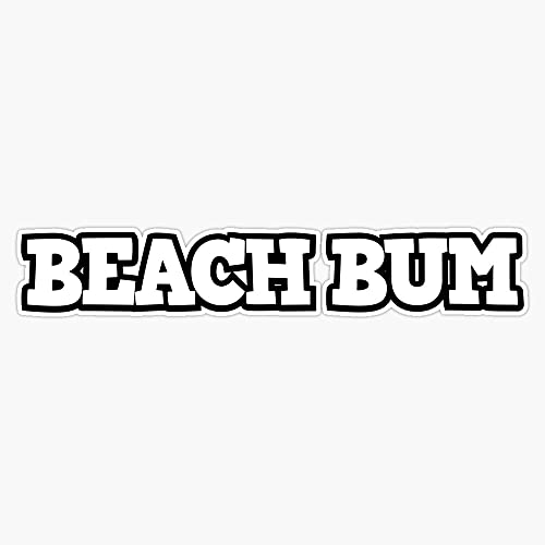 Beach Bum 2 Vinyl Sticker 5 inches