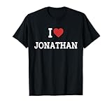 I Love Jonathan - I Heart Jonathan - Funny Gift for Jonathan T-Shirt