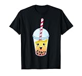Kawaii Boba Milk Tea | Cute Passion Fruit Bubble Tea Lover T-Shirt