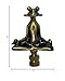 TEXAS LAMP PARTS FROG MEDITATING LAMP SHADE FINIAL- ANTIQUE BRASS FINISH) #108