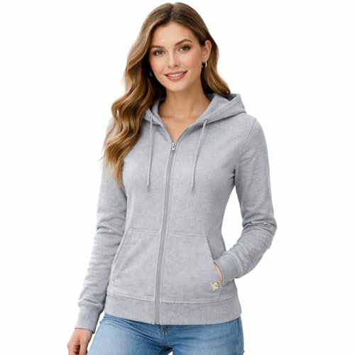 Sweat à capuche zippé en tissu éponge idéal pour vos moments de détente