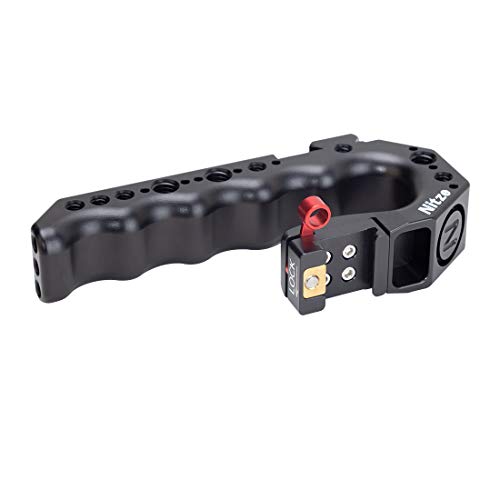 Nitze Stinger Handle Universal Top Handle Grip for Camera Cage with Built-in QR NATO Clamp - PA28-A