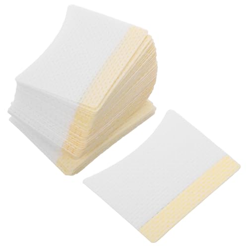 LALADEFIEE Discos De Algodón Para Desmontar Extensiones De Pestañas 40 Unidades Cuadrados Sin Pelusa Multiusos Para Piel Sensible y Uso Profesional En Salón De Belleza
