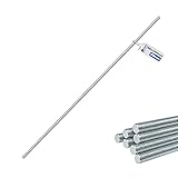 GeZu Impex Varilla Roscada M8 1000 mm A4 Acero Inoxidable Barra Roscada Completa Rosca Derecha Varilla Barra Perno