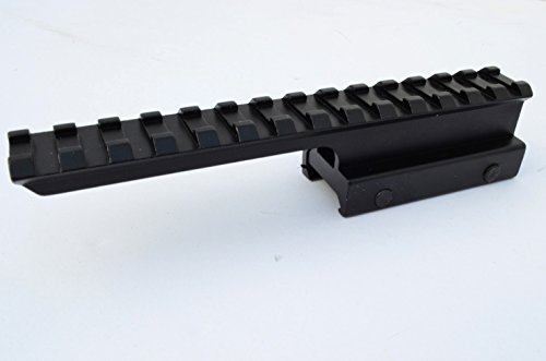 Acid Tactical® 1" See-Through Extention Riser High Top Rail Scope Mount Full Length Hi-Profile #TOP1