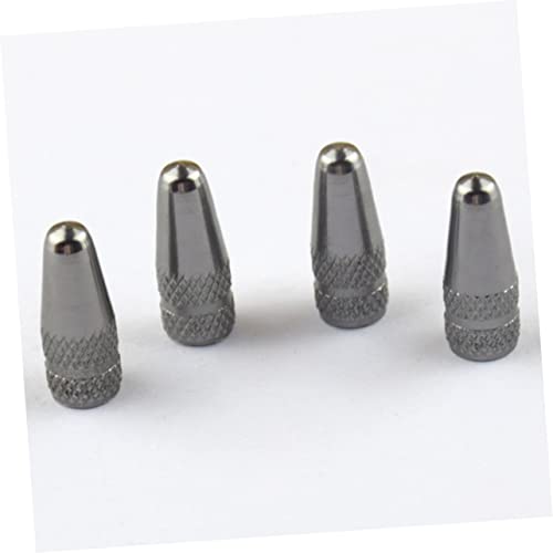 KICHOUSE 20 piezas Tapas de válvula de aleación de aluminio anodizado para bicicletas, cubiertas de polvo ligeras y fáciles de instalar, previenen fugas de aire, estilo francés para bicicletas de montaña y carretera miniatura 6