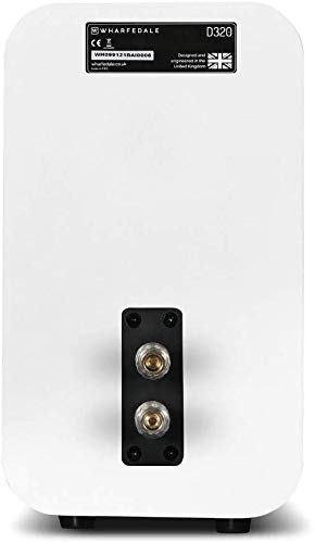 Wharfedale D320 Bookshelf or Standmount Speakers (White Sandex)