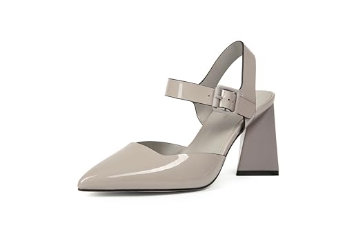 Women's Pumps Closed Pointed Toe Heels for Women Dressy Unique Heels Comfortable Dress Shoes