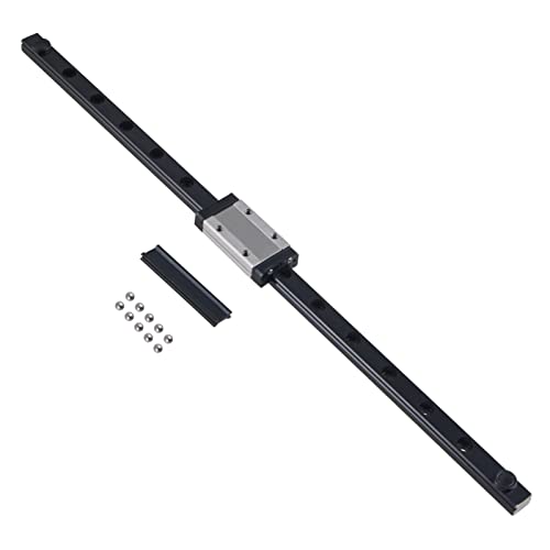 Rail linéaire noir MGN12H 500 mm avec chariot de guidage XYZ pour machine CNC