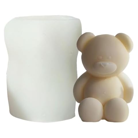 3D Bear Silicone Candle Mould for Crafts Cover