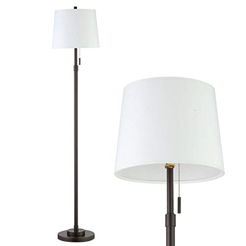 Buy Farmhouse Floor Lamp, White Floor Lamp with Shade, Modern Lamps for