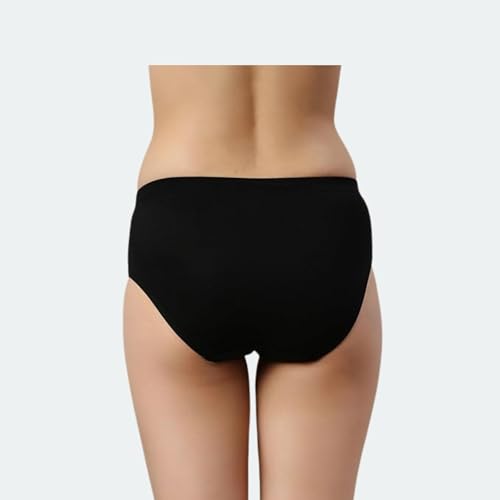 Image of Peach Blossom Women's Cotton Panty | 100% Cotton Bio-Washed Hipster Panties for Women | Full Coverage Grip Fit | Plus Size Hipster Pack of 3