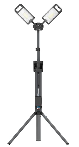 SCANGRIP Tower 8 Connect Stativ mit LED-Strahlern 8000 Lumen und Universelles Stromversorgungssystem
