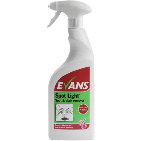 Evans Carpet Cleaner Trigger Spray Spotlight Spot and Stain Remover for Carpets 6x 750ml