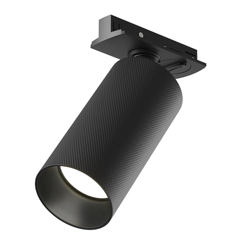 MAYTONI DECORATIVE LIGHTING Moderne Strahler für Schienensysteme Artisan 1xGU10 excl.aus Aluminium Schwarz 12W für Küche, Schlafzimmer, Wohnzimmer, Esszimmer, Lobby