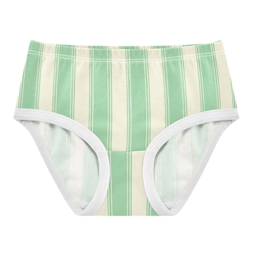 Green Yellow Stripe Toddler Girls's Underwear 2T 2300904