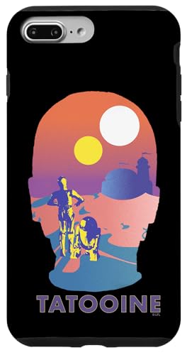 Coque iPhone 8 Plus Star Wars Tatooine C-3PO pour éviter les rayures et les chocs