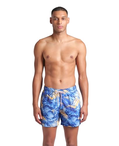 Arena Water Prints Beach Short maillot de bain court homme bleu