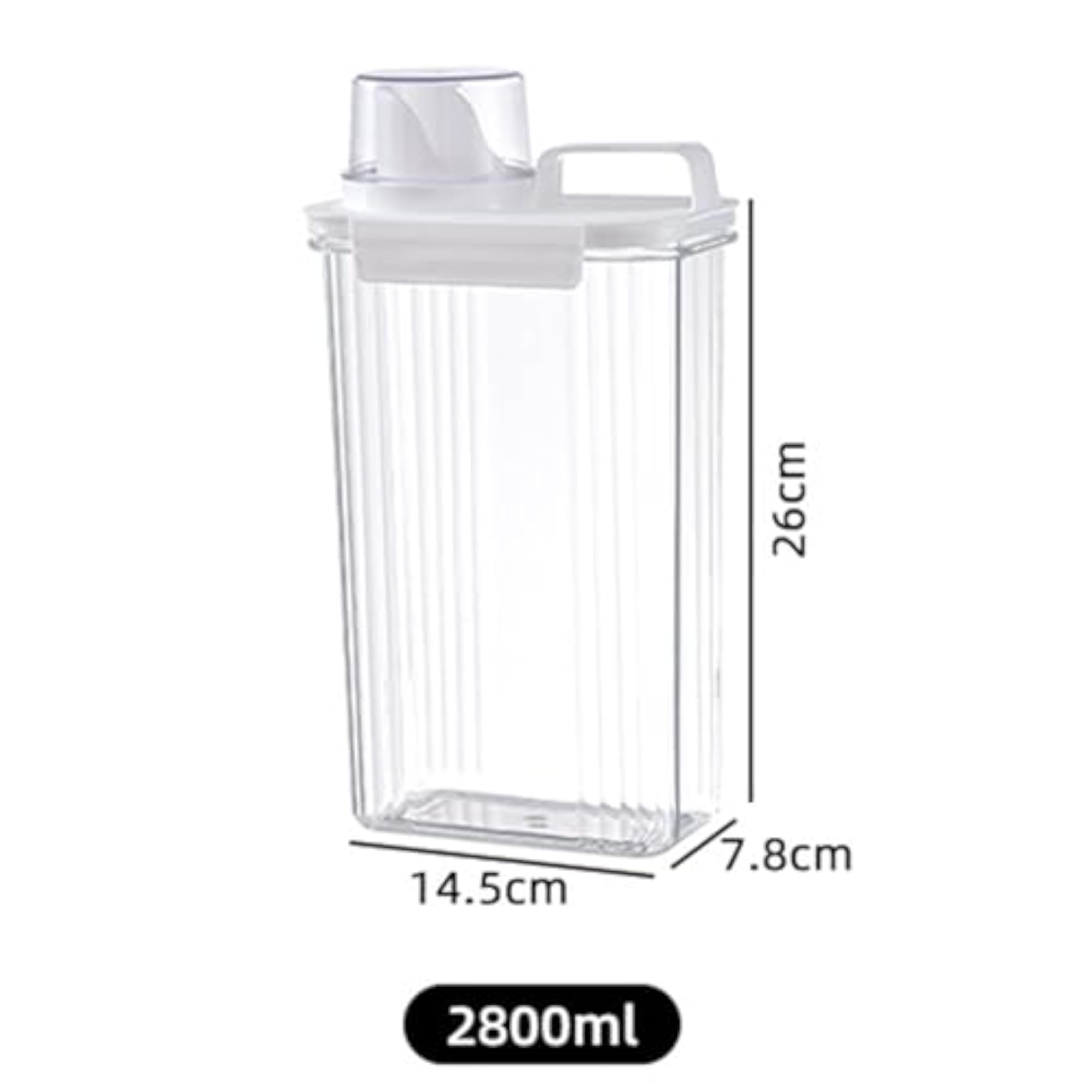 Washing Powder Containers Clear Reusable for Laundry Room
