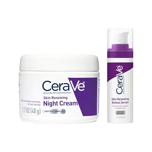 CeraVe Skin Renewing Night Cream, 1.7 Ounce+ CeraVe Anti Aging Re...