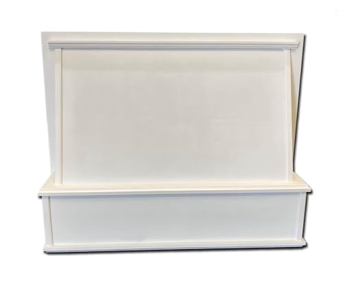 Castlewood Shaker Wood Range Hood Front - 30' W x 24' H - Pre-Primed Paint Grade - Kitchen...