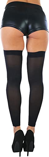 Image of ToBeInStyle Women's Fashion Dimond Net Thigh High Footless Novelty Leg Warmer Hosiery
