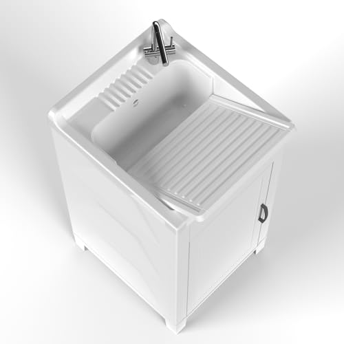 Mobile CM.45X50 Kit Lavatoio In Resina E Pvc, Bianco - 5