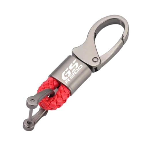 FSMAQNHG LLavero De Metal Para Motocicleta B GS R1250GS R1200GS F800GS F750GS F650GS R1250 1200 F800 750 650 2023(ROJO)