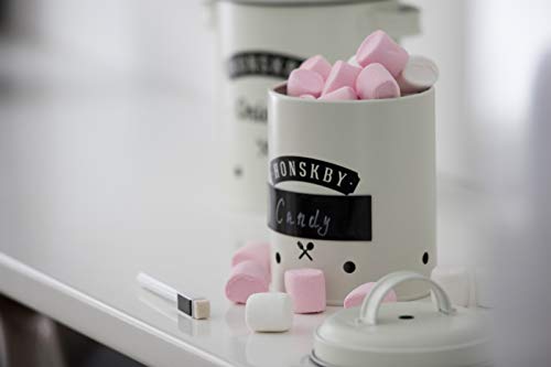 Honskby - Set di barattoli per aglio e cipolle