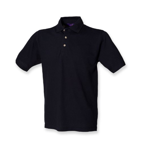 Polo marine Henbury classique col montant 2XL vêtement homme grande taille