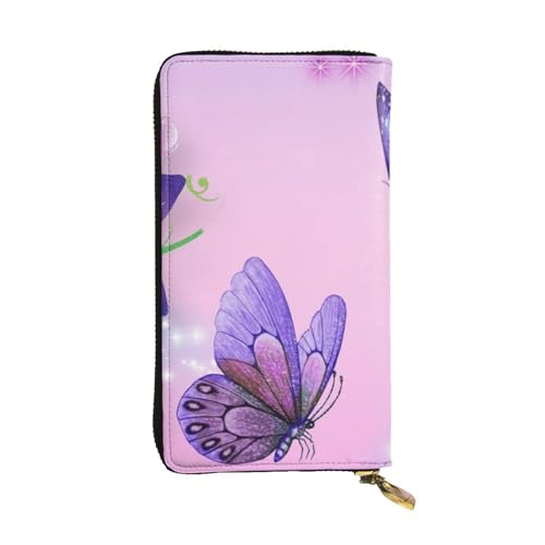 Portefeuille long femme violet idéal pour organiser vos cartes en voyage