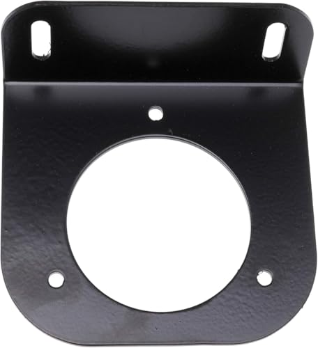 Filler Neck Mount Diesel Gas Fuel Used for Dodge for GMC for Chevy for Ford Trucks or Flatbeds 2-5/8 Screw Hole Spacing 2-3/8 Center Hole(black)