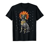Aztec Xolo Dog Xoloitzcuintle T-Shirt, Men, Black, 3X-Large