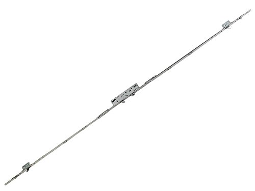 Yale YDM-PRO-PVCU-35 Doormaster Professional Multi-Point Door Lock Replacement, 35 mm Backset, 16 mm Faceplate, Steel Finish, Suitable for PVCu Doors, Grey