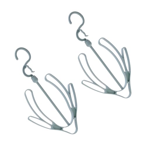 Rack secador para zapatos y botas 2 unidades azul