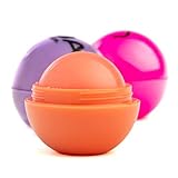 Lip Balm Natural Egg Roller Plastic Round 3 Pk 0f 3 Pcs. (Count of 1) Ball Natural Lip Balm Natural Herbal Ingredients, Sunscreen, Moister and Moisturize.