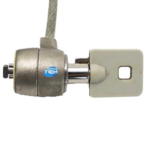 Antivol ordinateur de bureau câble de sécurité à clé compatible encoche Kensington - 6
