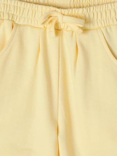 Image of Milou Girls 100% Cotton Stripes Allover Print Biowash Shorts | Soft & Breathable, Safe Dyes, Label-Free Comfort