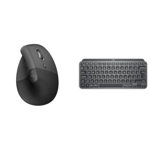 Image of Logitech Lift Vertical Ergonomic Mouse, Wireless, Bluetooth or Logi Bolt USB Receiver, Quiet clicks,