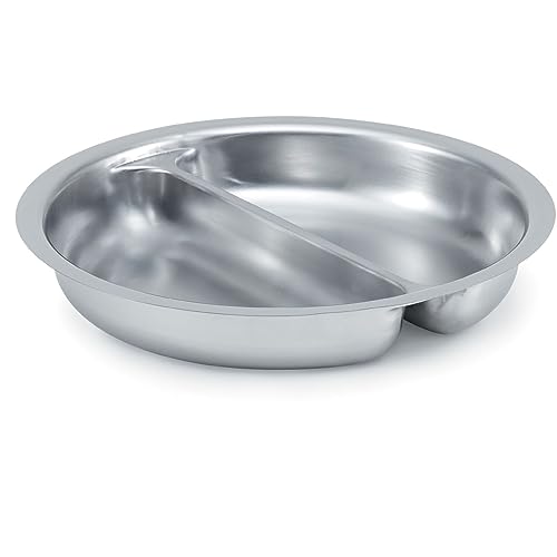 Vollrath S/S Divided Round 2.4 Qt Food Pan