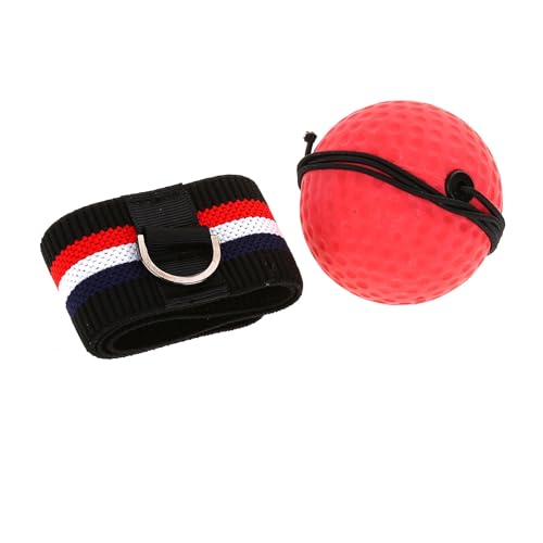 Image of Pssopp Adjustable Punch Speed Headband Ball, Ball with String, Great for Training Hand Eye Coordination Boxing Punching Speed