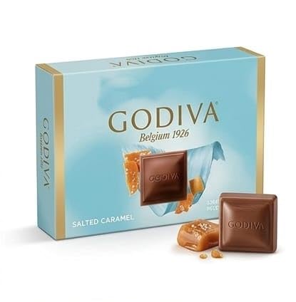 Godiva Belgium 1926 Salted Caramel By febora Milk Chocolate Box, 384g | Caramelised Toffee Pieces, Hint of Salt, Belgian Chocolate, Indulgent Treat, Iconic Gold Box-image-37