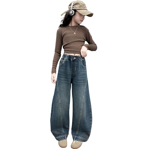 Jean en denim élégant coupe haute pour filles vêtements de mi-saison