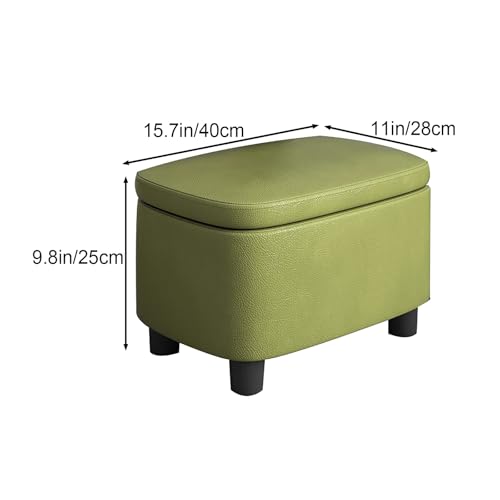 Banc moderne vert assise confortable pour optimiser l'entrée étroite