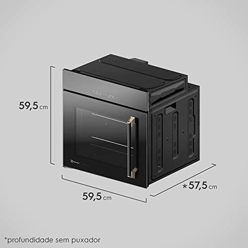 Forno Elétrico Electrolux 80L Preto Pro Series (OE9VT) 220V