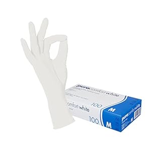 Nitril wegwerphandschoen 100 doos, poedervrij, wit, niet-steriel, maat: S