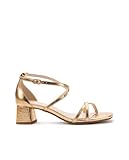MARTINELLI Sandalias tacón en Piel VETTABBIA para Mujer Color ORO