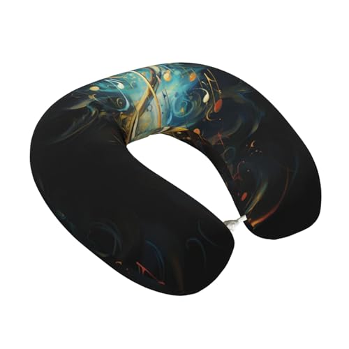Almohada cervical de espuma viscoelástica negra miniatura 2