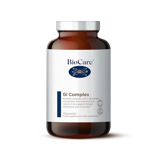 BioCare GI Complex - Nutrient Blend with Vitamin A, C, Zinc, Ginger, L-glutamine and Live Bacteria - 150g Powder