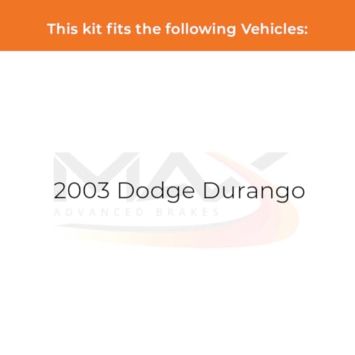 Image of Max Advanced Brakes Front & Rear Brake Kit For Dodge Durango